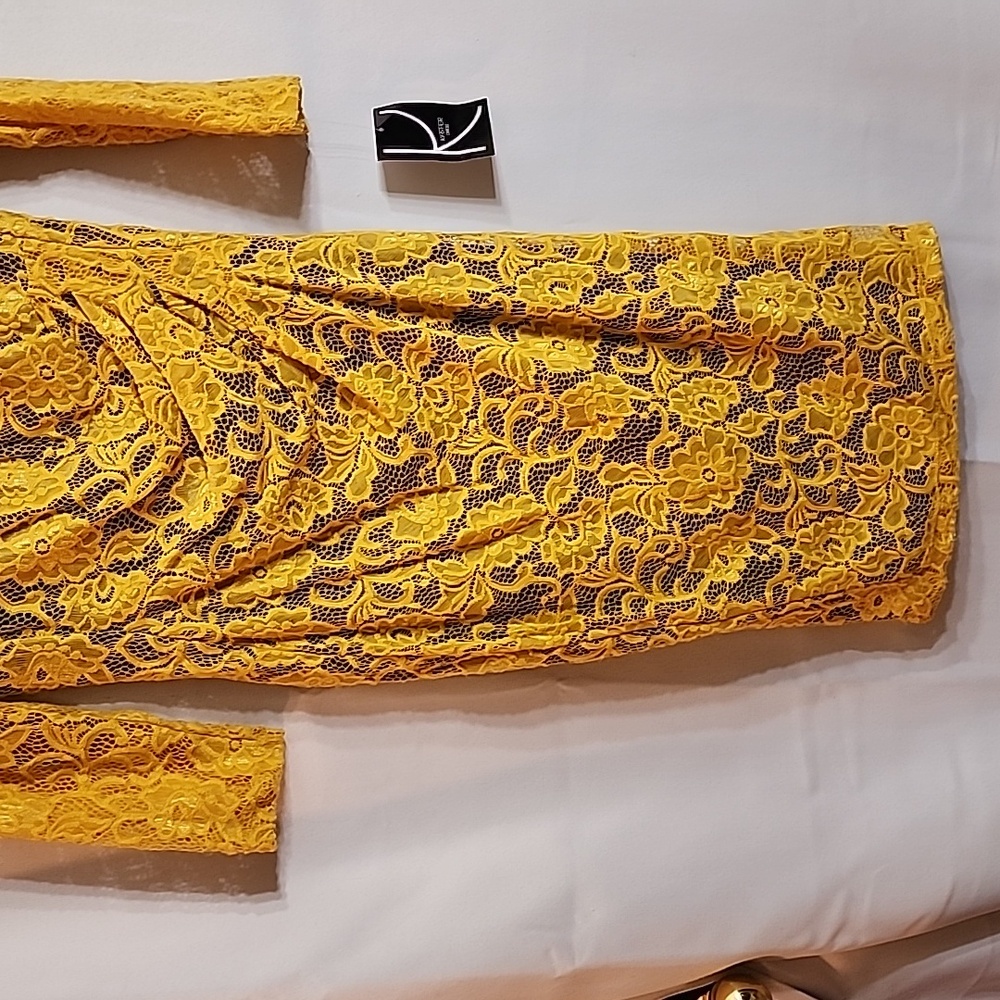 Kasper lace Overlay dress - Picture 5 of 10